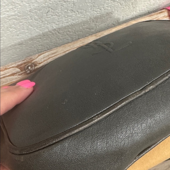 Saint Laurent Small Mono Leather Camera Bag-Grey - Picture 15 of 17